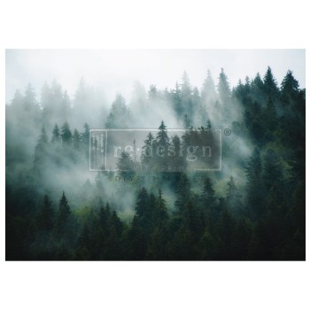 Pine Grove Hues A1 Decoupage Fiber Paper