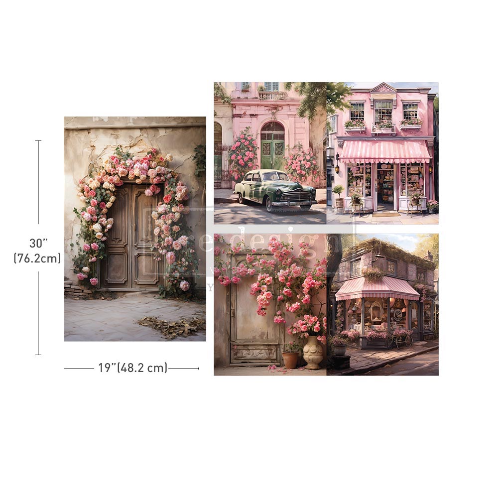 Blush Blossom Boulevard Decoupage Decor Tissue Paper Pack