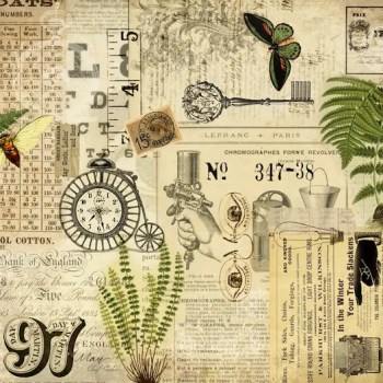 Industrial Masterboard Decoupage Paper