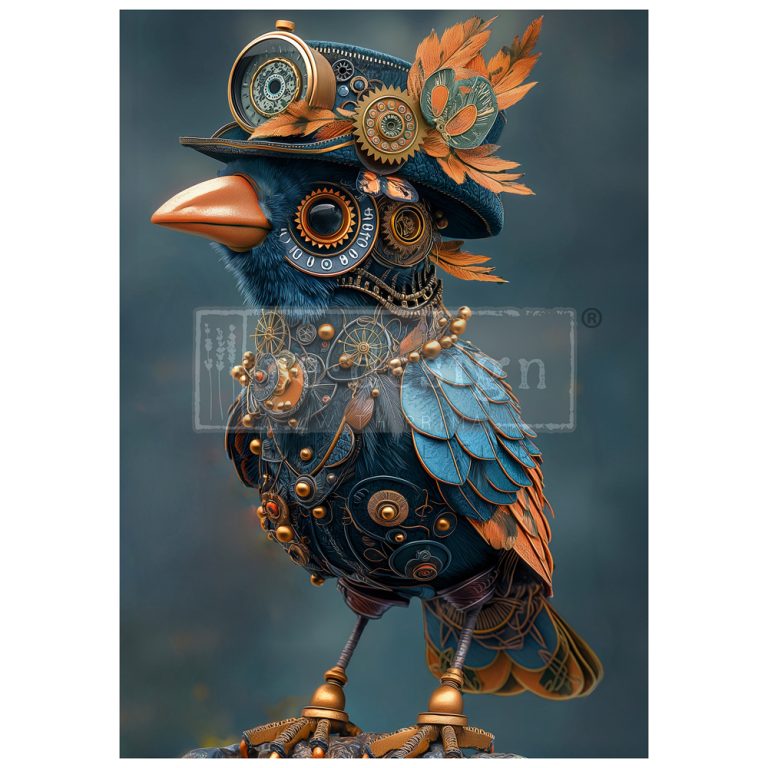 Azure Aviator A1 Decoupage Fiber Paper