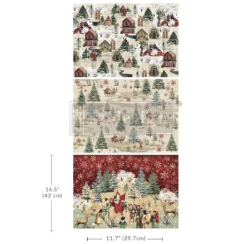 Whimsical Woodland A3 Decoupage Fiber Pack