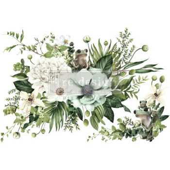 Froggy Meadow Greens Design Transfer - 24" x 35"