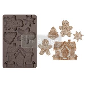 Festive Gingerbread Treats Decor Mould