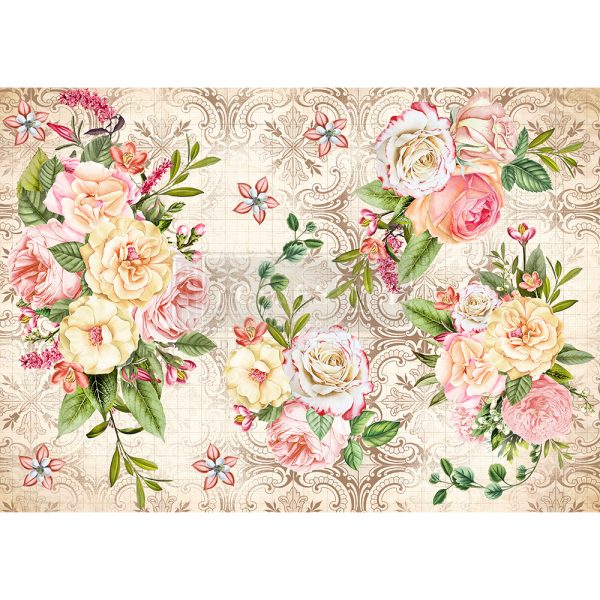 Amiable Roses Rice Paper