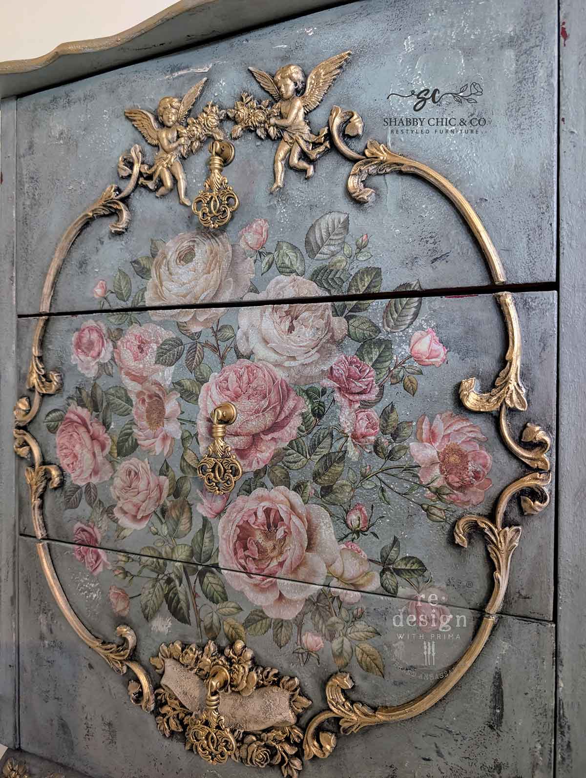 Blush Blossoms Design Transfer - Middy (8.5 x 11 in) - Image 6