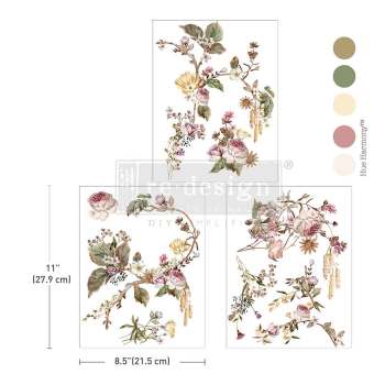 Rosette Royale Design Transfer - Middy (8.5 x 11 in)