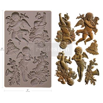 Angelic Floral Noel Decor Mould