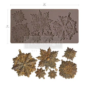 Frosted Snowflake Wonders Decor Mould