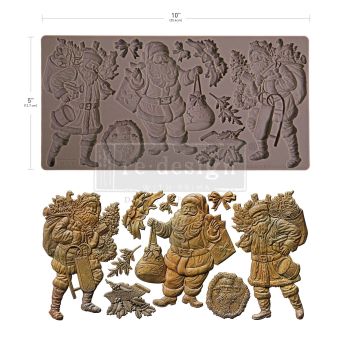 Santa's Holiday Cheer Decor Mould