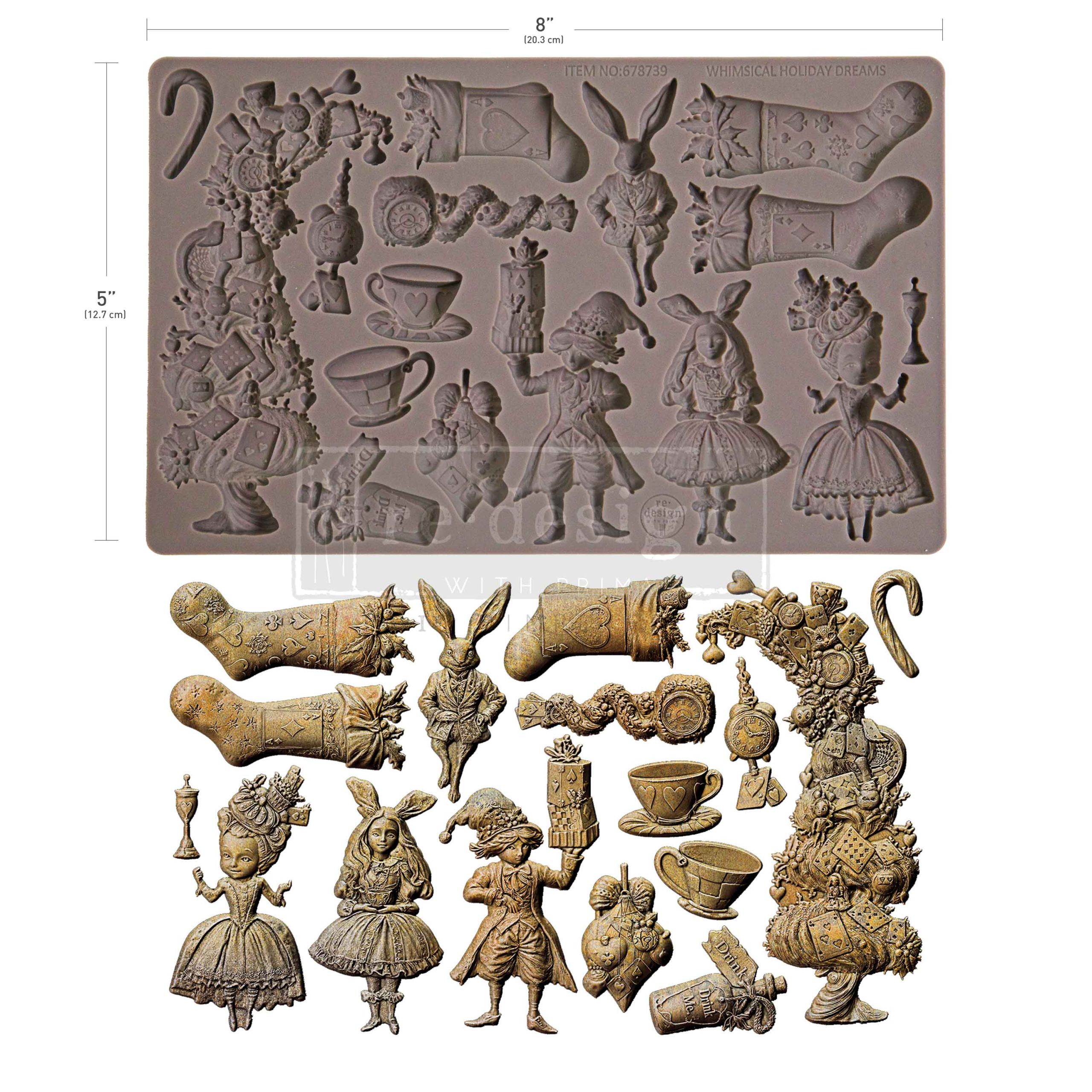 Whimsical Holiday Dreams Decor Mould