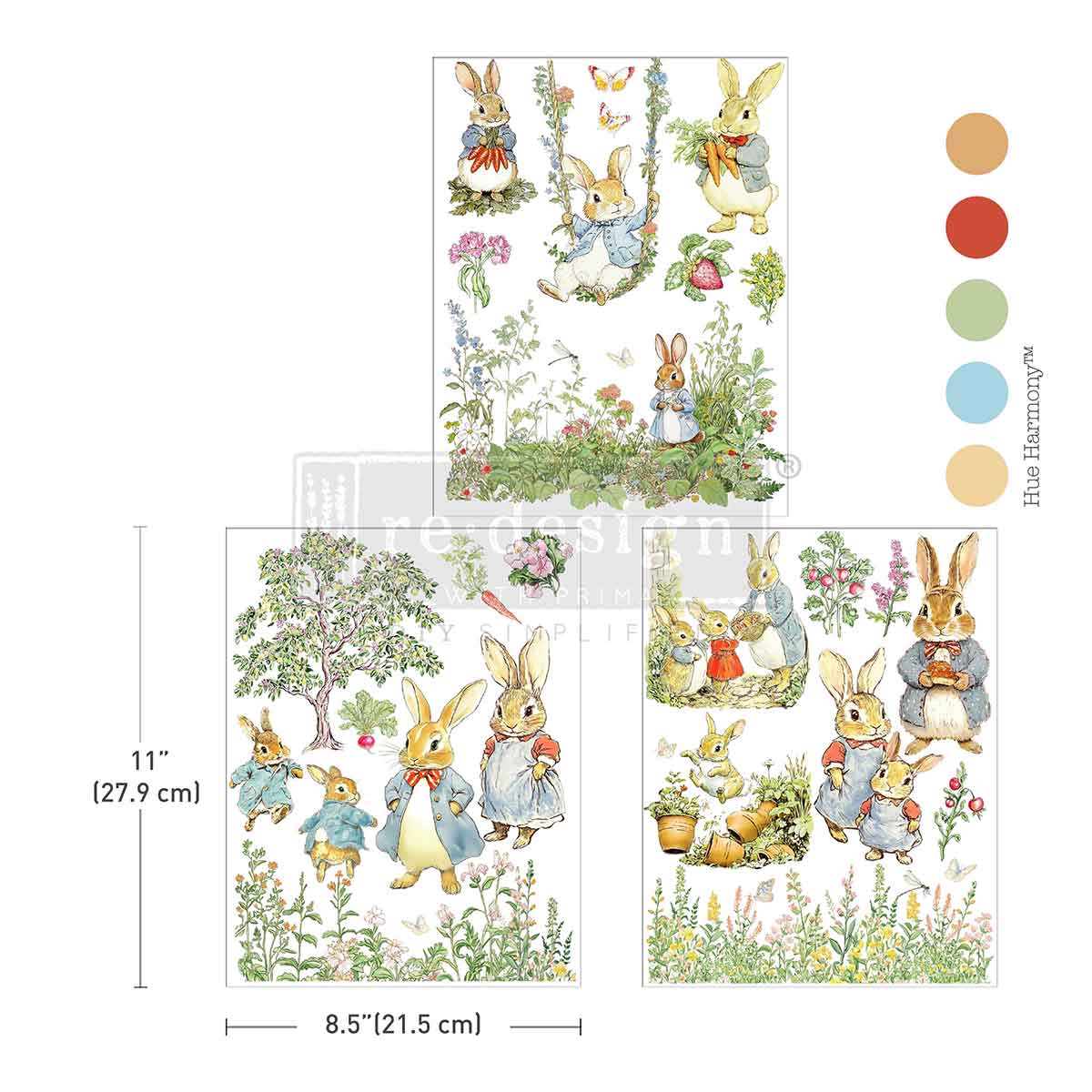 The Cottontail Diaries Design Transfer - Middy (8.5 x 11 in)