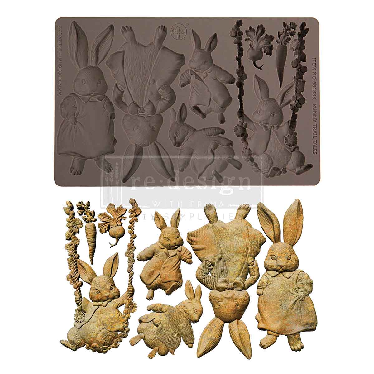 Bunny Trail Tales Decor Mould