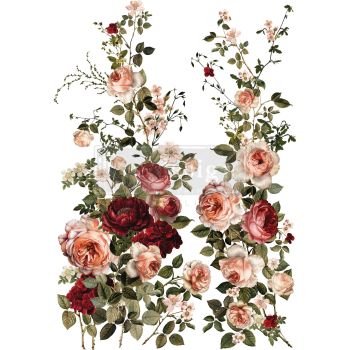 Scarlet Embrace Design Transfer - Large (24" x 35")