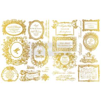 Fleur De Minuit H2O Transfer - (8.5 x 11 in)