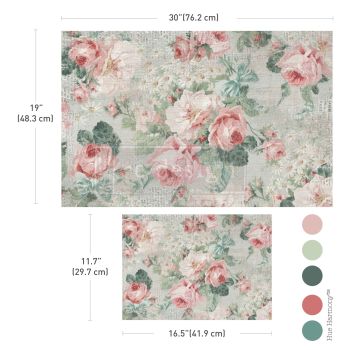 Pink Blossom Bliss Decoupage Fiber Paper Set