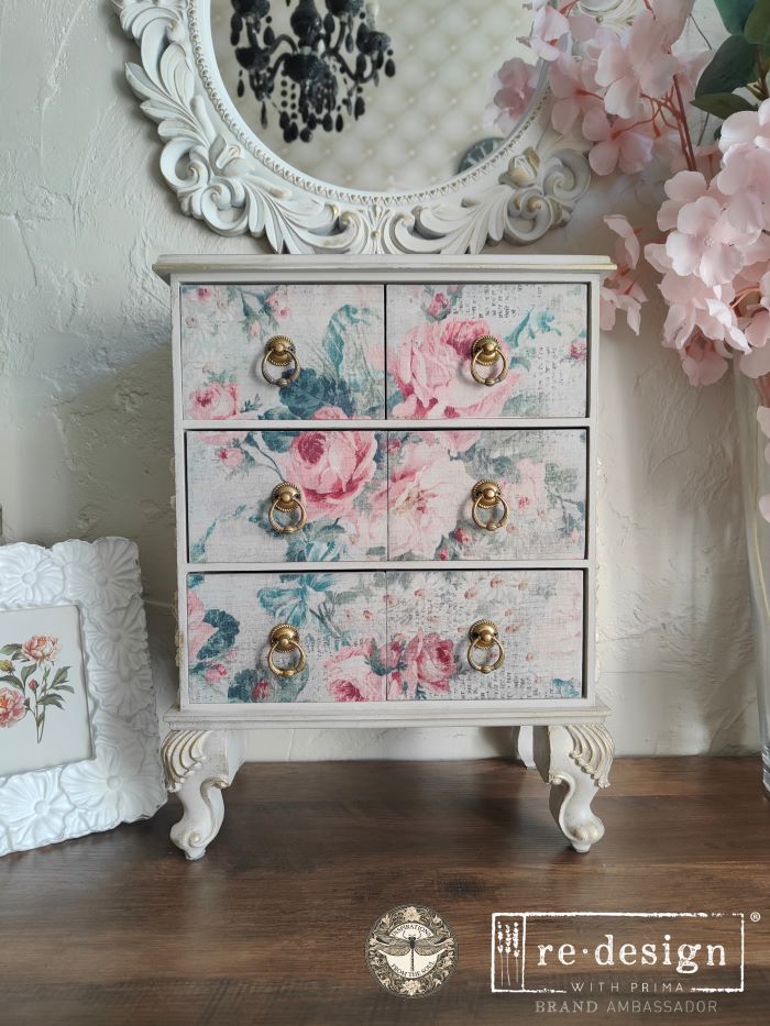 Pink Blossom Bliss Decoupage Fiber Paper Set - Image 2