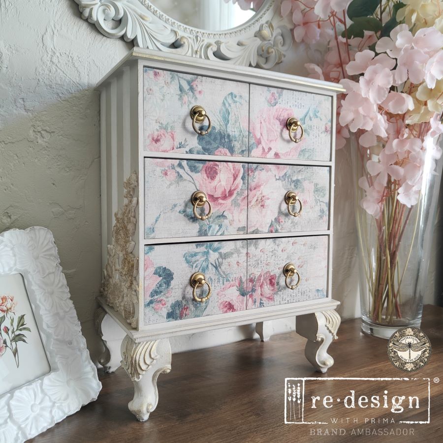 Pink Blossom Bliss Decoupage Fiber Paper Set - Image 3