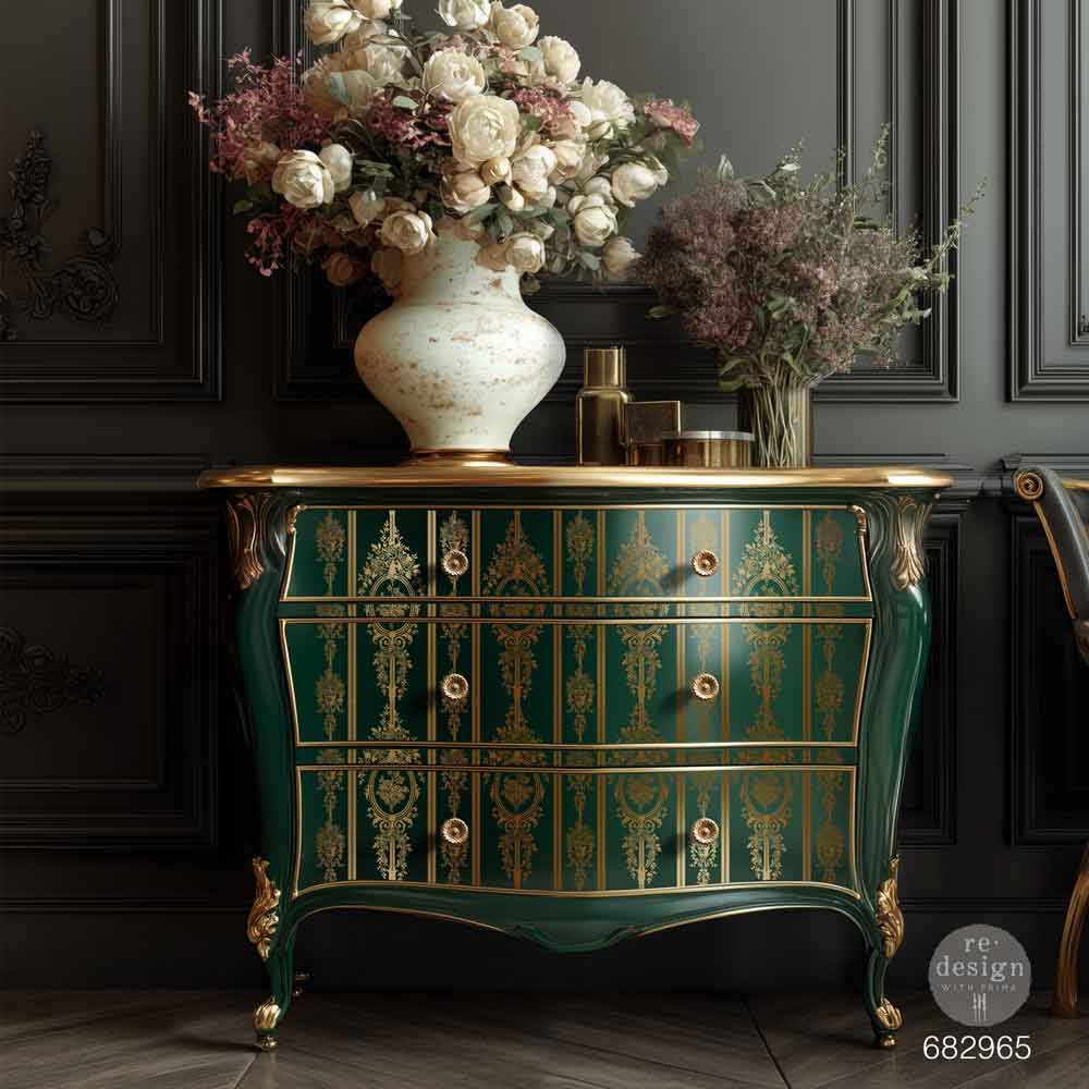 Chateau Filigree by Kacha Design Transfer (Gold Foil) - 18" x 24" - Image 4