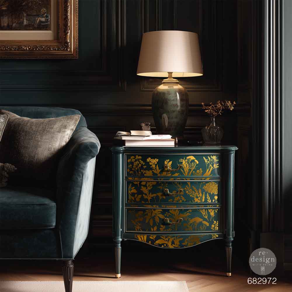 Luxe Foliage by Kacha Design Transfer (Gold Foil) - 18" x 24" - Image 2