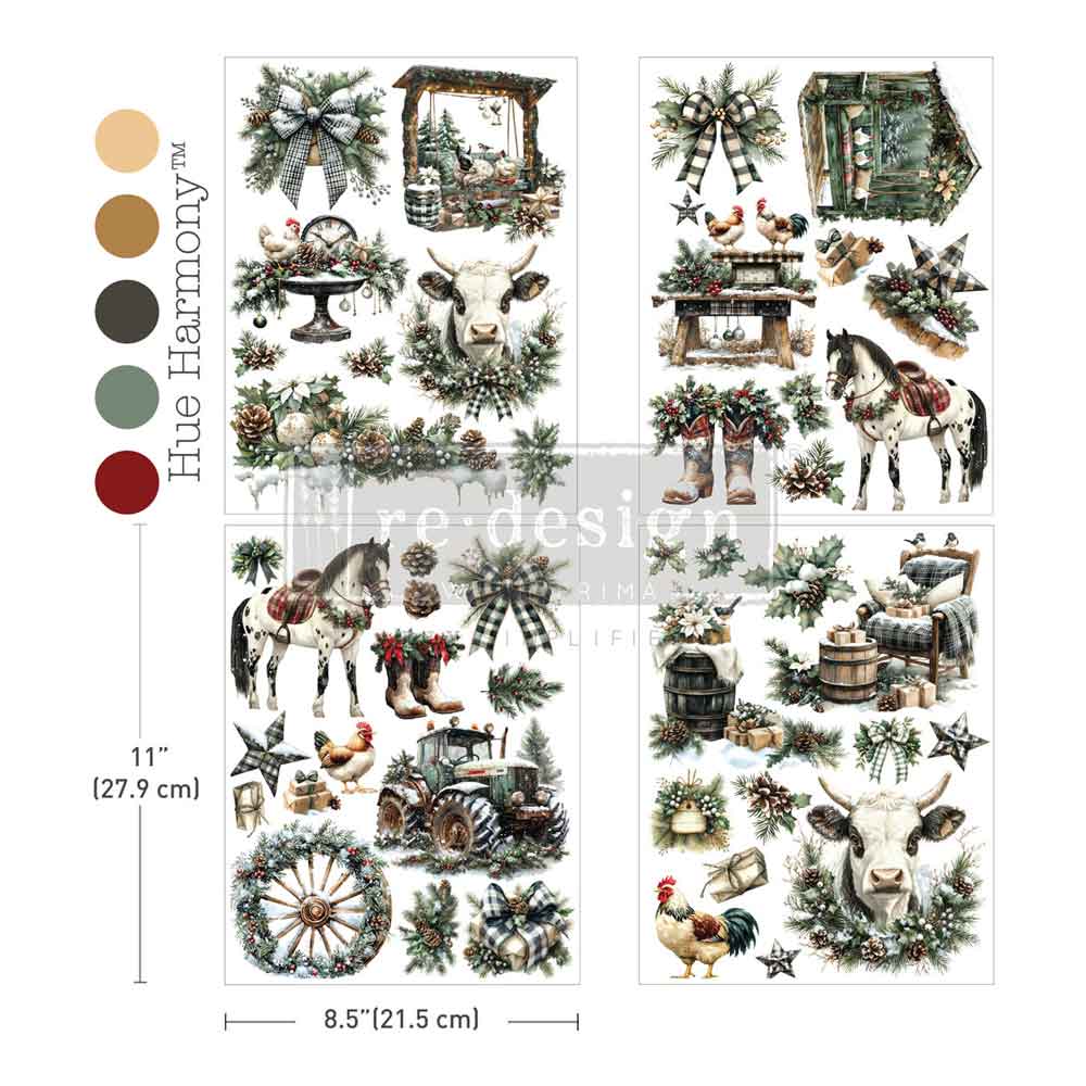 Rustic Noel Design Transfer - Middy (8.5 x 11 in)