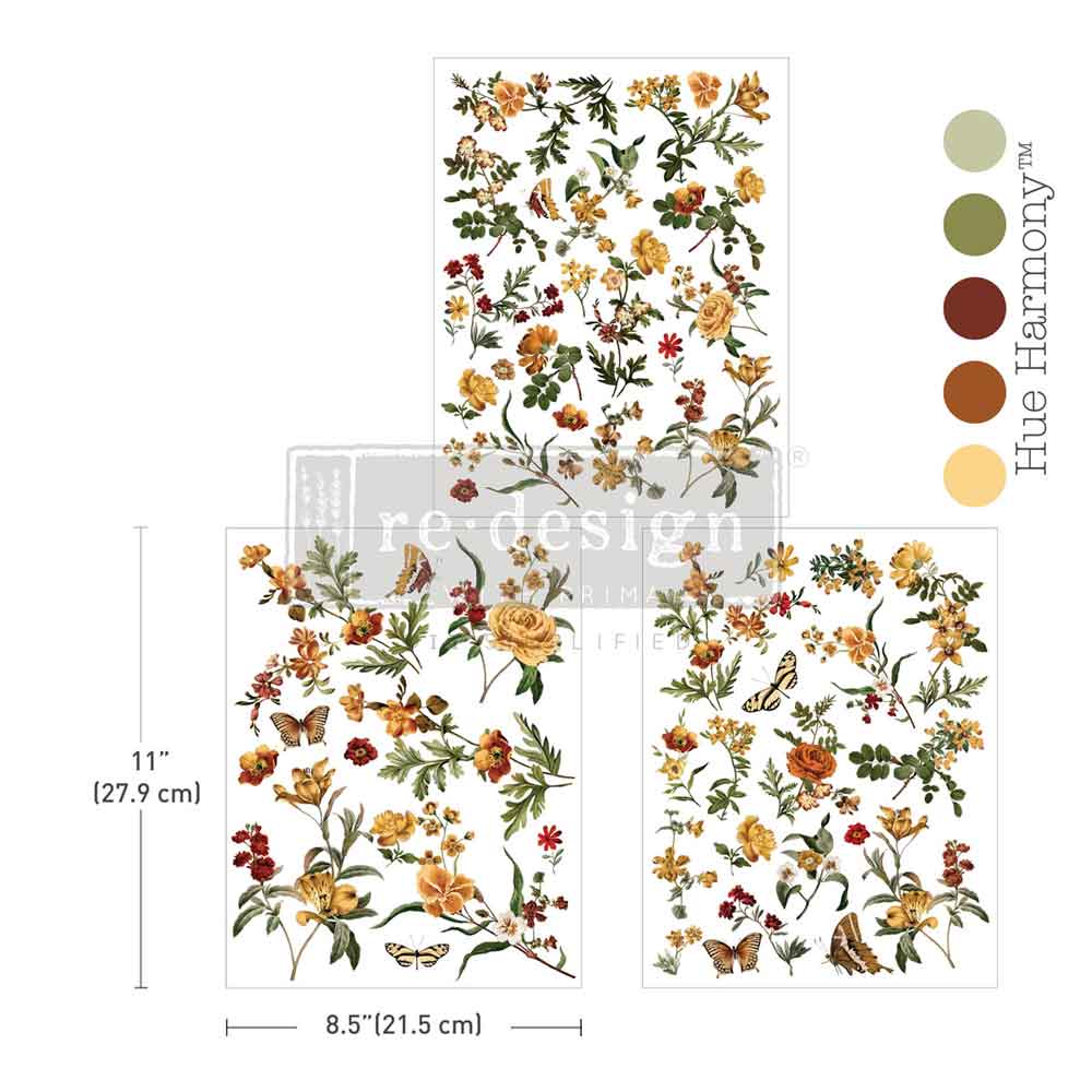 Saffron Solstice Design Transfer - Middy (8.5 x 11 in)