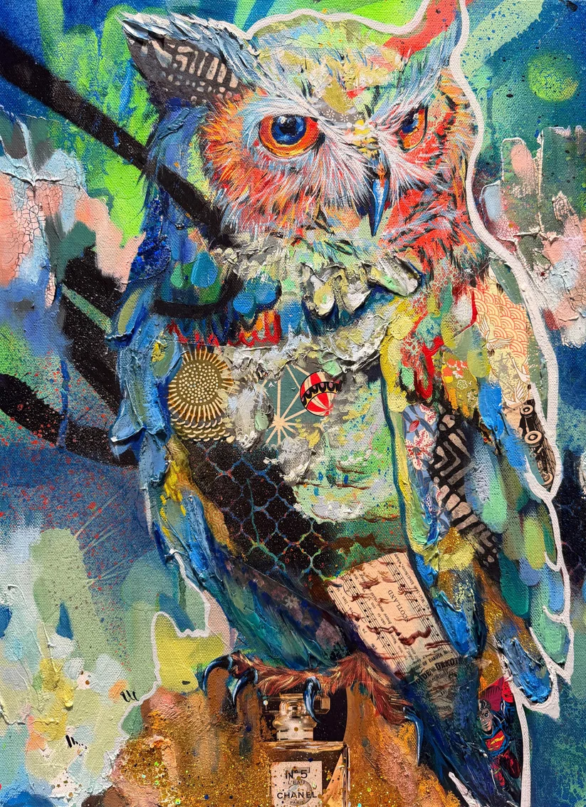 Brie’s Owl Decoupage Paper