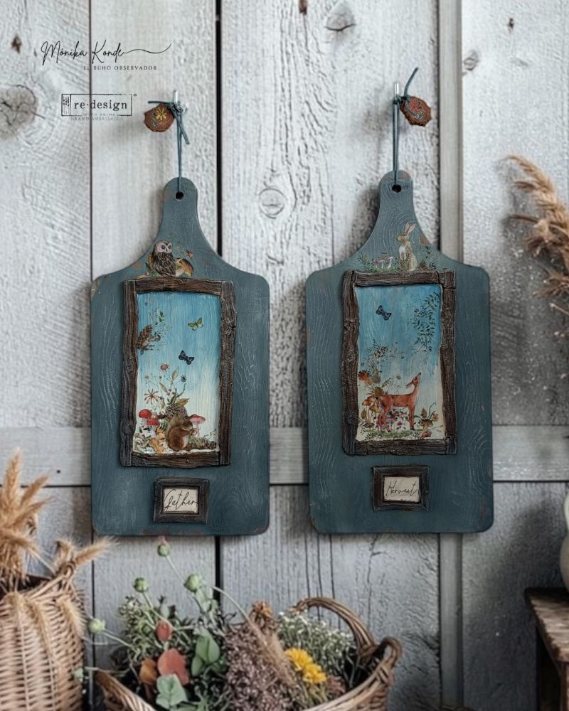 Vintage Timber Christmas Frame Decor Mould - Image 3