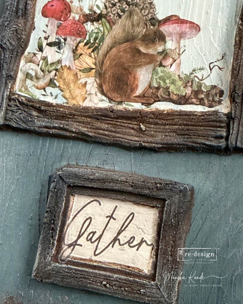 Vintage Timber Christmas Frame Decor Mould - Image 5