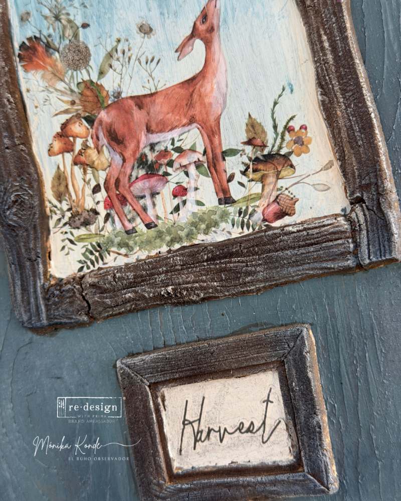 Vintage Timber Christmas Frame Decor Mould - Image 6