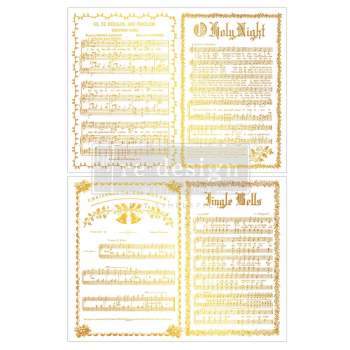 Yuletide Symphony Transfer by Kacha - Middy (8.5 x 11 in)